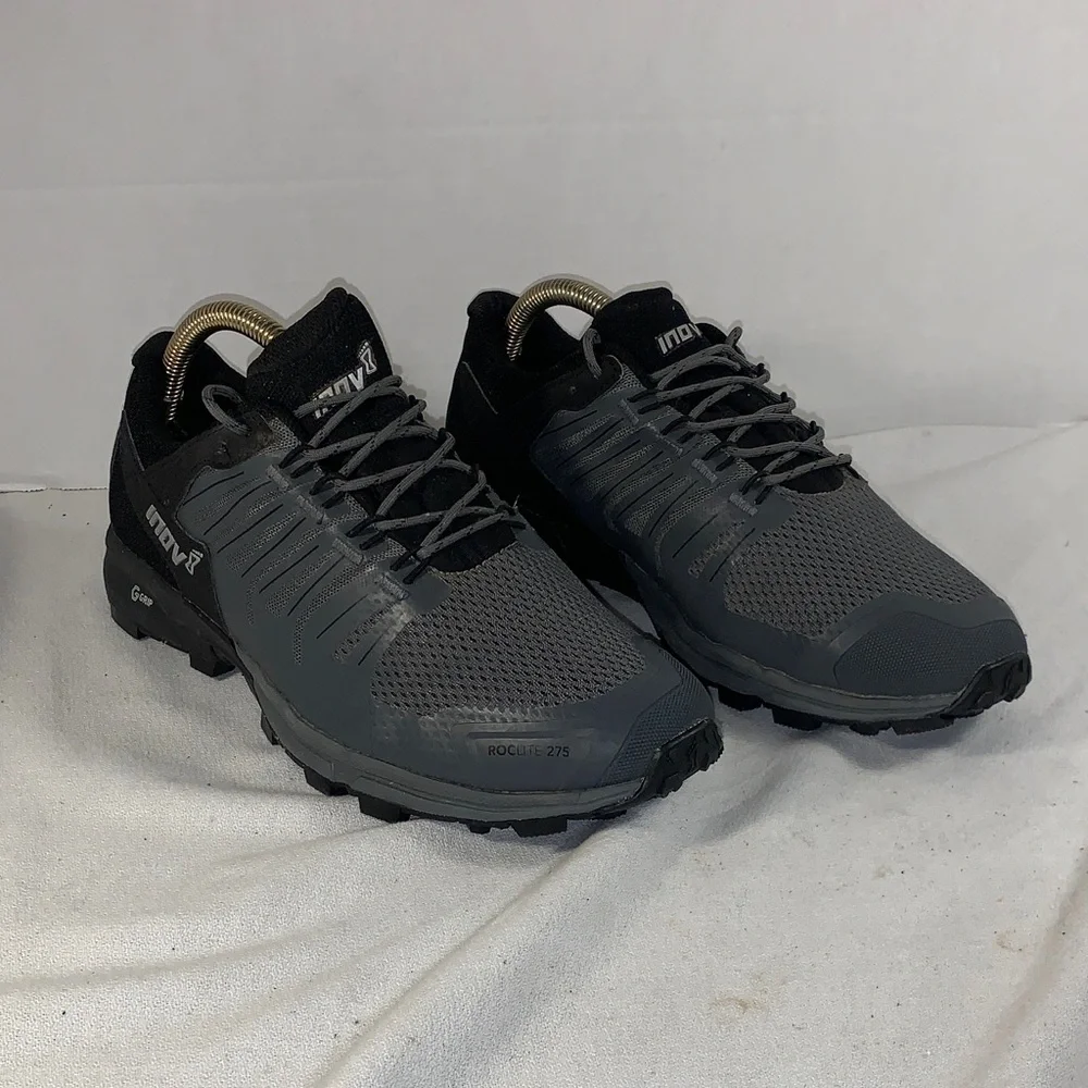 Inov-8 Men's Roclite G 275 Black and Gray Trail running Shoes